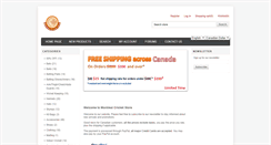 Desktop Screenshot of montrealcricketstore.com